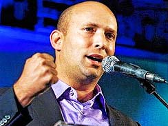 Israeli economy cabinet minister Naftali Bennett.