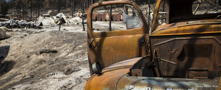 burnt truck