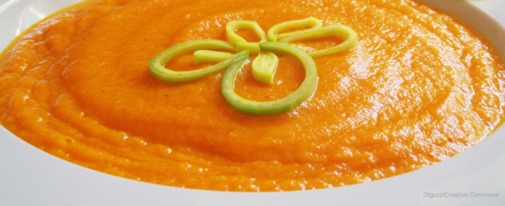 Carrot orange soup